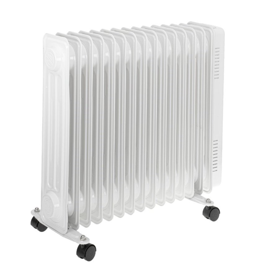 Adler AD 7819 varmeapparat Indendrs Hvid 2500 W Olie elektrisk omrdevarmer #3