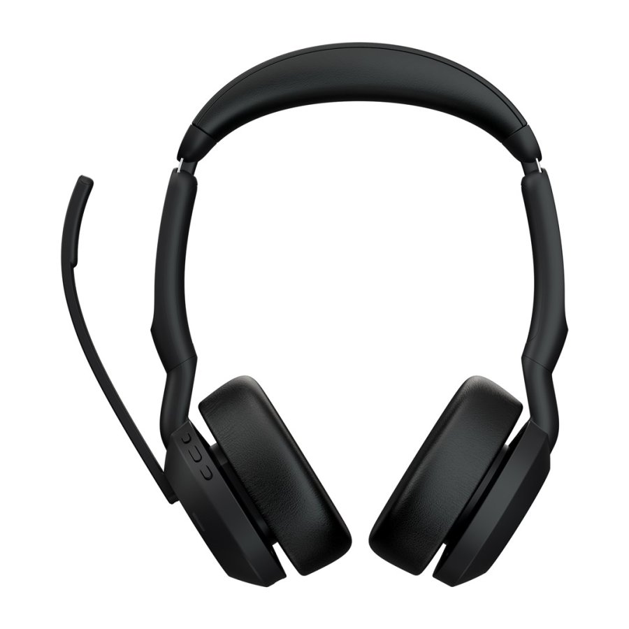 Jabra Evolve2 55 Headset Trdls Kontor/Callcenter Bluetooth Opladningsstativ Sort #3