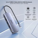 UNITEK ACTIVE HUB USB-C 10GBPS,M.2,HDMI, PD 100W #6