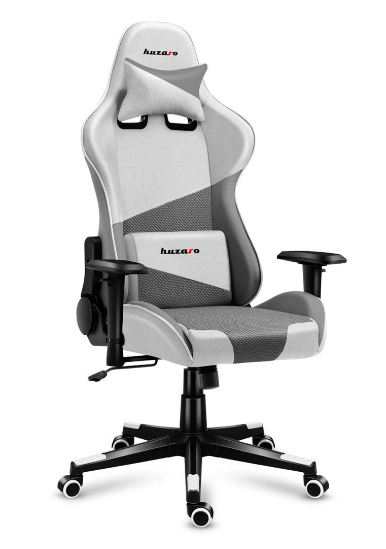 Huzaro Force 6.2 PC gamingstol Spand (vugge) sde Gr, Hvid #17