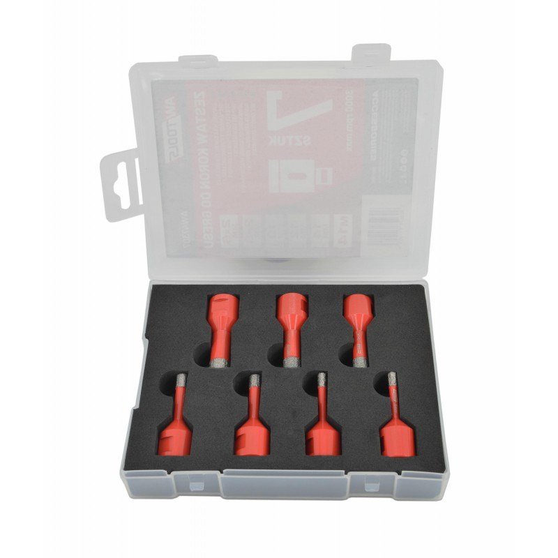 AWTOOLS AW47307 tilbehr til elboremaskine 7 stk #1