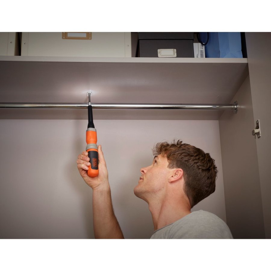 Black & Decker BCF603C-QW elektrisk skruetrkker & slagbor 180 rpm Sort, Orange #16