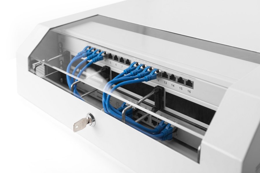 Digitus DN-19 04U-PB stativ 3U Vgmonteret stativ Gr #9