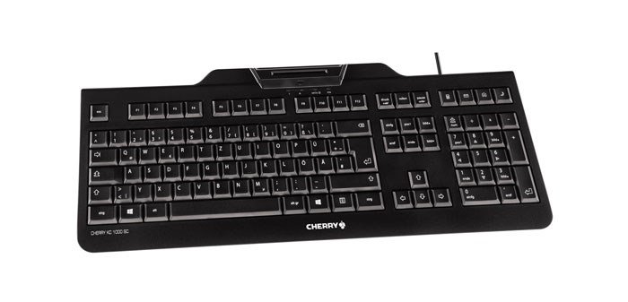 CHERRY KC 1000 SC tastatur USB QWERTZ Schweizisk Sort #3
