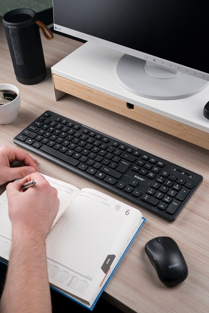 Savio KB-02 tastatur Hjemme/kontor USB QWERTY Sort #16