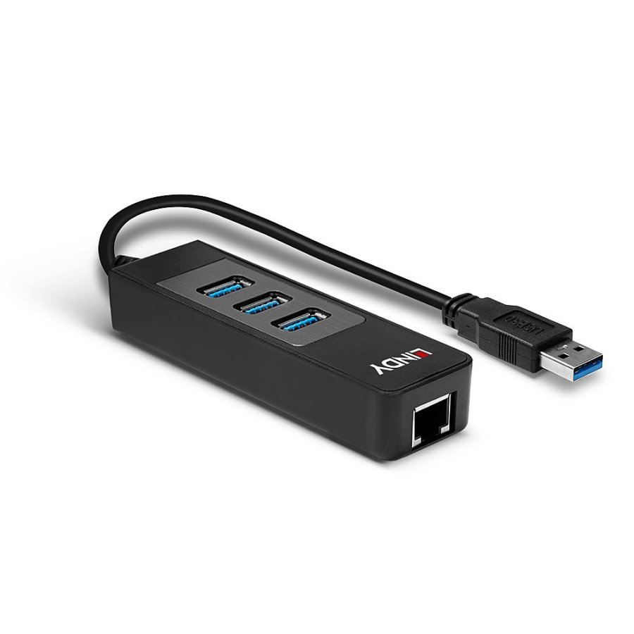 Lindy 43176 interface hub USB 3.2 Gen 1 (3.1 Gen 1) Type-A 5000 Mbit/s Sort #4