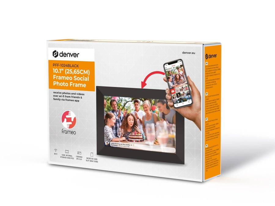 Digital Fotoramme Denver Electronics localization_B09J1DKKXB 10,1