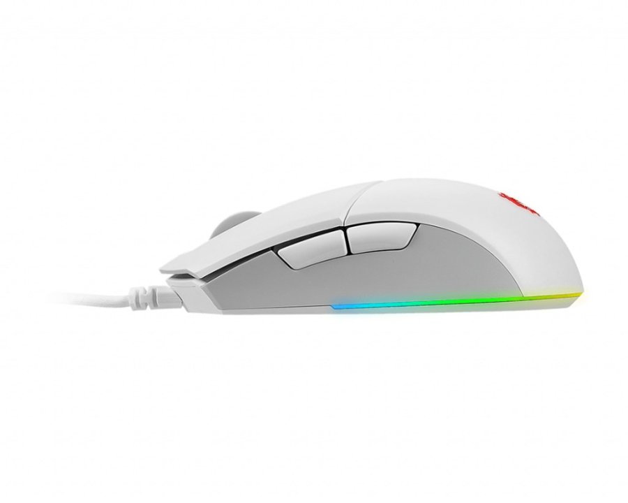 MSI CLUTCH GM11 WHITE mus Spil Ambidextrous USB Type-A Optisk 5000 dpi #3