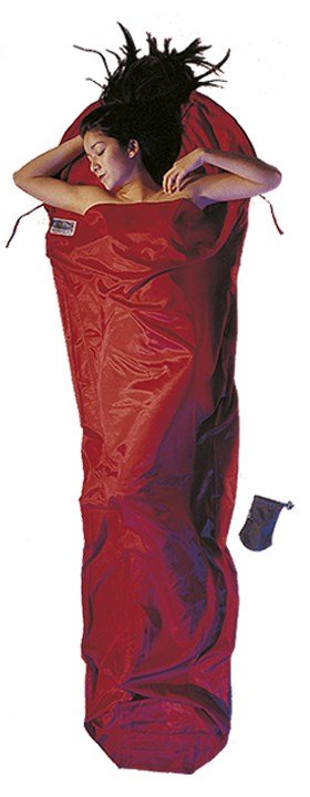 Cocoon SCM72 sovepose Voksen Mumietaske Bomuld, Silke R�d #1