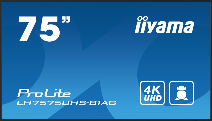 iiyama LH7575UHS-B1AG skilte display Digital fladpaneldisplay 190,5 cm (75