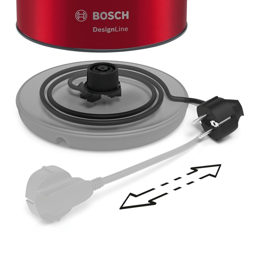 Bosch TWK3P424 elkedel 1,7 L 2400 W Gr, Rd #4