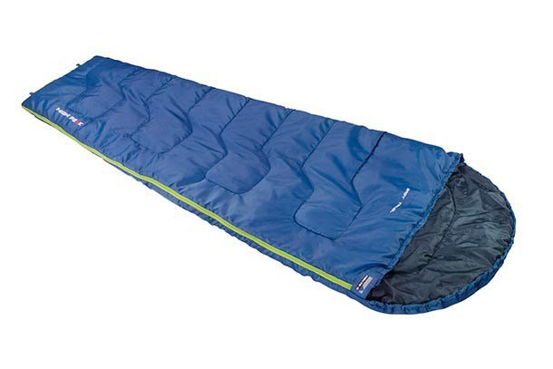High Peak Easy Travel Halv-rektangul�r sovepose Polyester Bl� #1