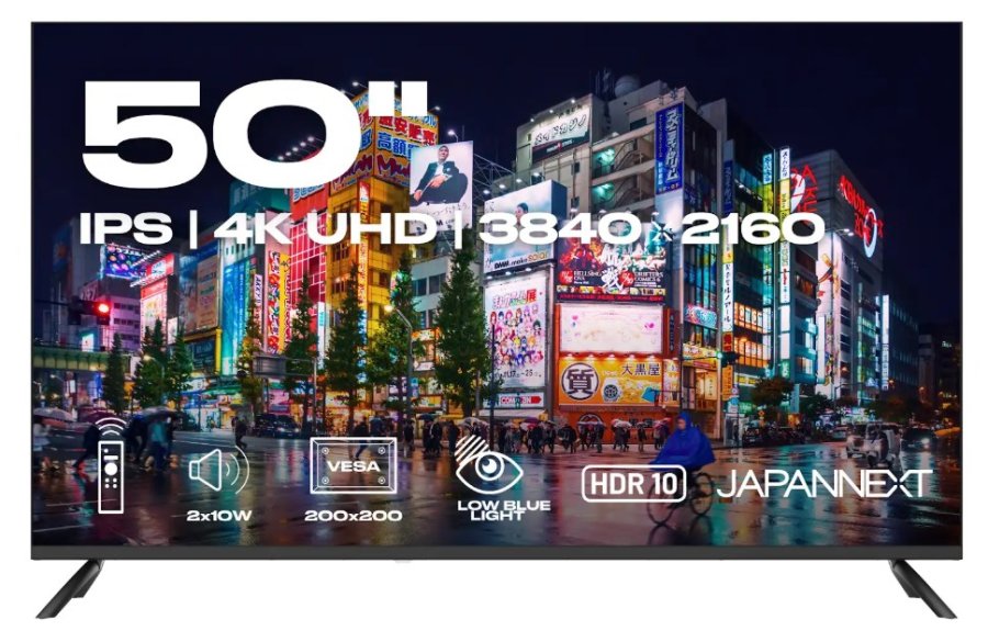 JAPANNEXT JN-IPS500UHD60F computersk�rm 127 cm (50