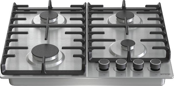 Gorenje G642ABX kogeplade Rustfrit stl Indbygget 60 cm Gaskomfur 4 zone(s) #1