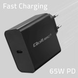 Qoltec 52379 Super hurtig PD oplader | 1xUSB-C | 65W | 5-20V | 3-3,25A | Sort #4