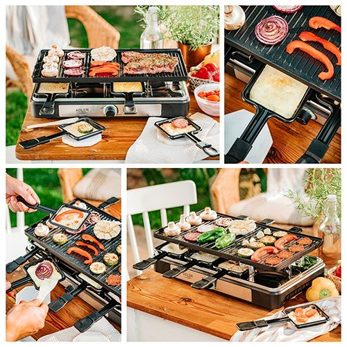 Elektrisk grill ADLER AD 6616 Sort #12