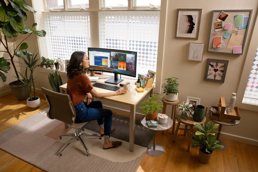 HP P34hc G4 WQHD USB-C Curved Monitor #11