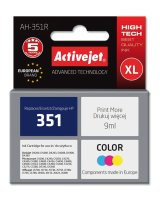 Activejet AH-351R blk (erstatning HP 351 CB337EE; Premium; 9 ml; farve) #1