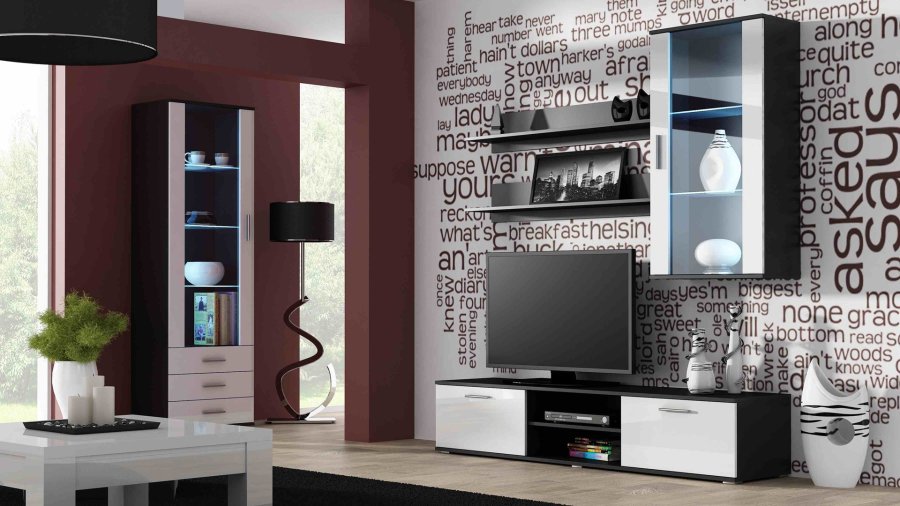 Cama SOHORTV180CZ/BI TV stativ & underholdningscenter 1 hylder #5