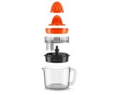 Taurus Citrus Glass elektrisk citruspresser 1 L 30 W Sort, R�d, Transparent #2