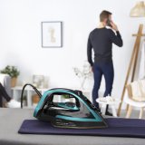 Tefal Puregliss FV8066 Tr & dampstrygejern Durilium AirGlide Autoclean soleplate 3000 W Sort, Bl #9
