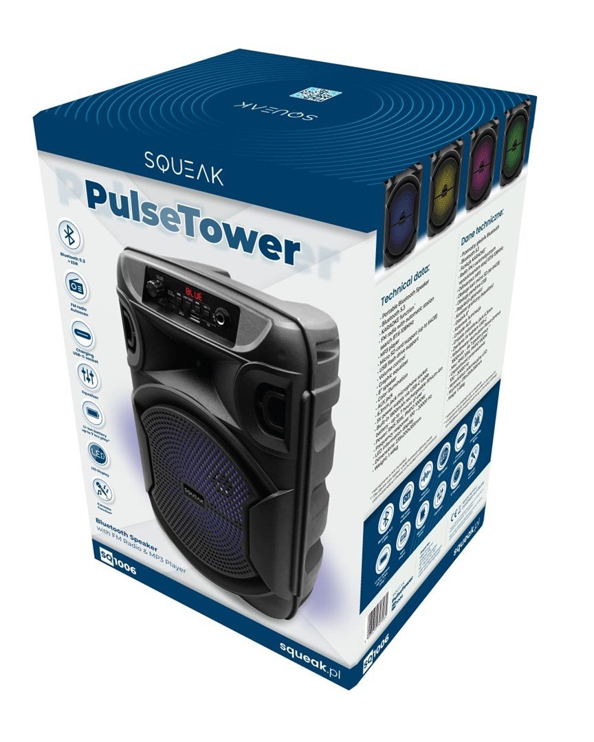 SQUEAK KARAOKE-H�JTTALER PULSETOWER BT 5.3 + EDR SQ1006 #4
