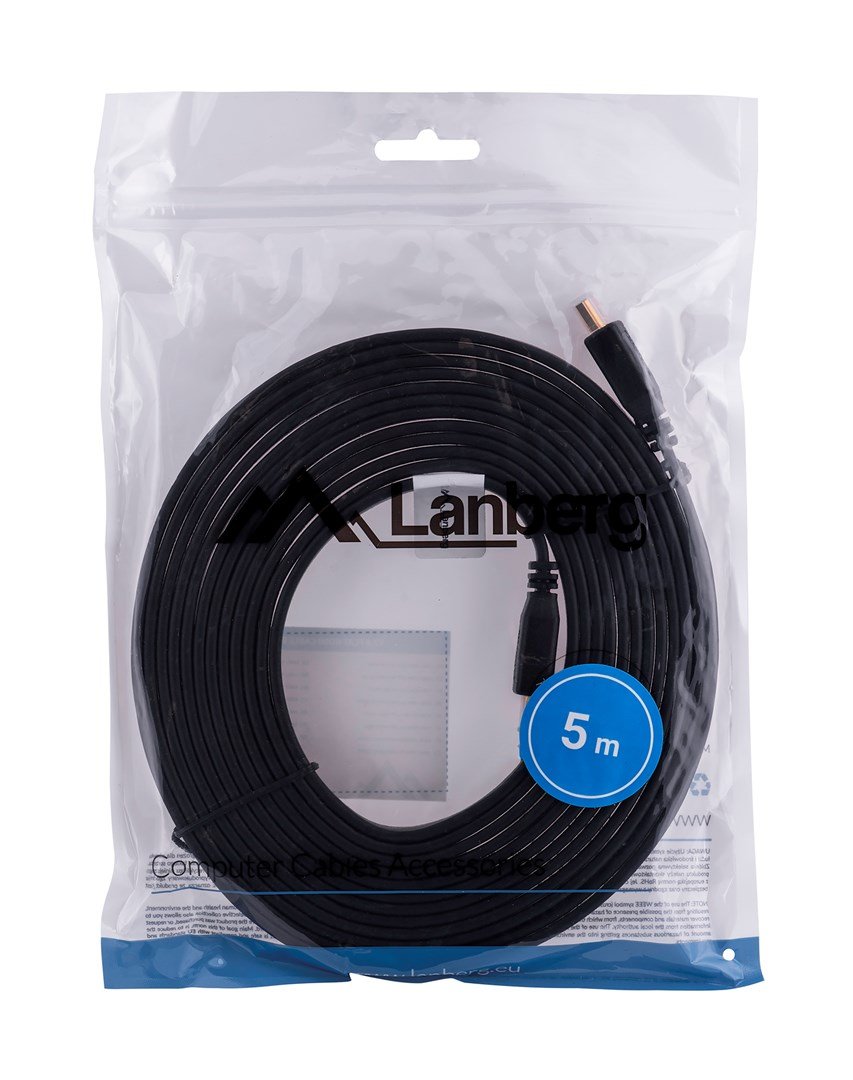 Lanberg CA-HDMI-21CU-0050-BK HDMI-kabel 5 m HDMI Type A (Standard) Sort #5