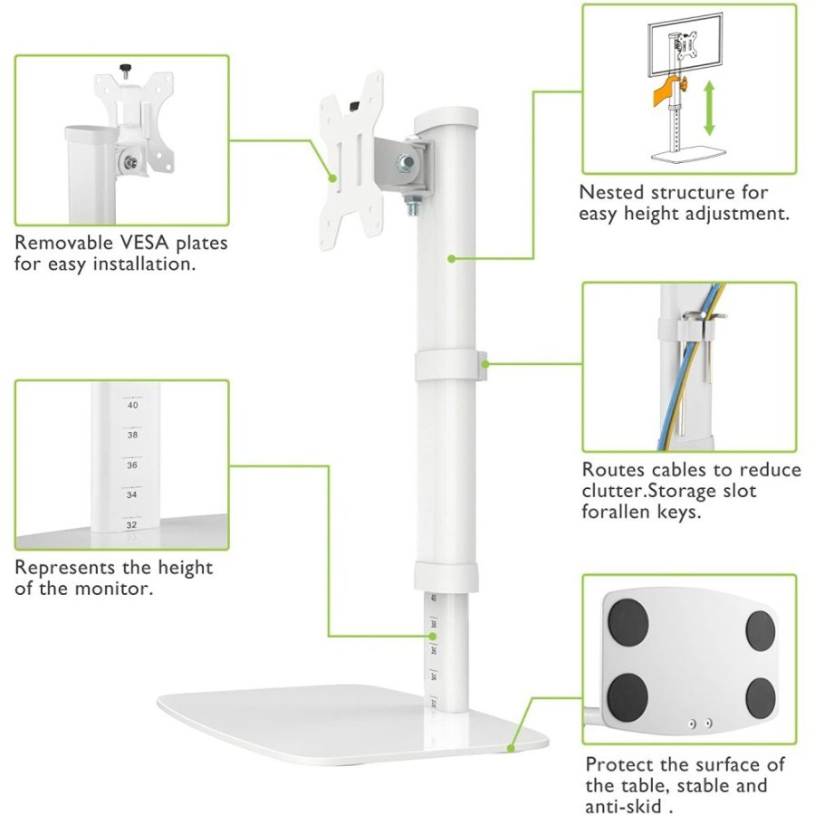 Techly ICA-LCD 260 skrmbeslag og -stativer 68,6 cm (27
