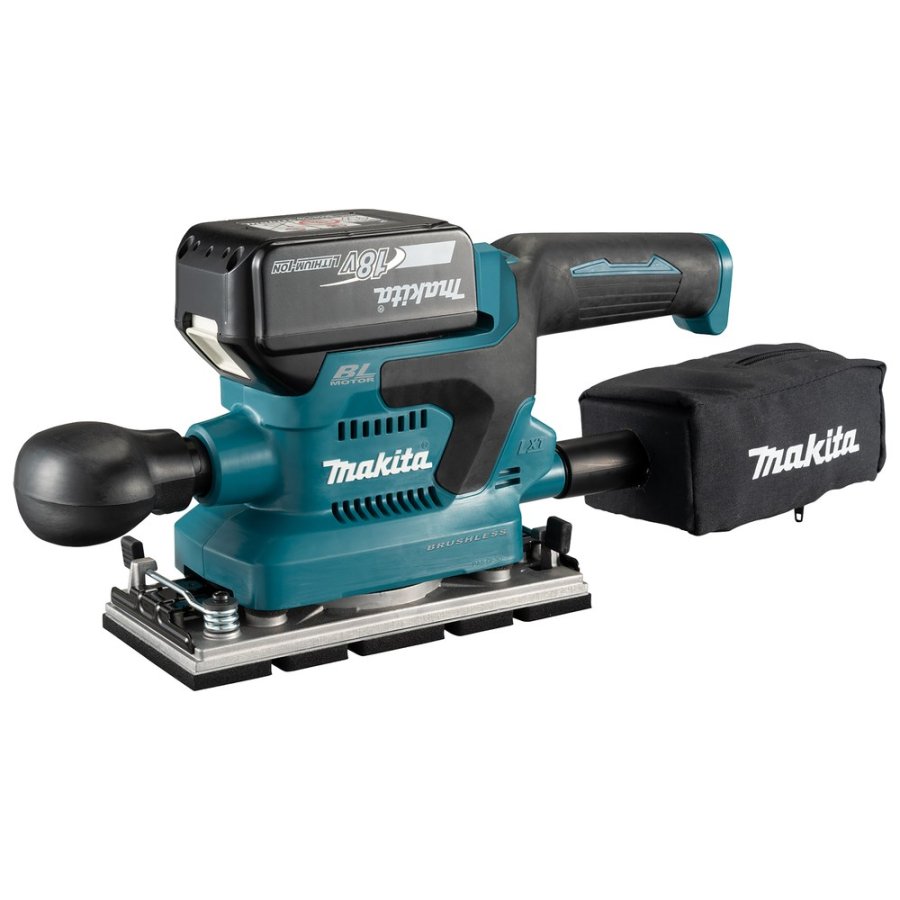 Makita DBO382Z transportabel slibemaskine Rystepudser 12000 rpm Sort, Turkis 200 W #1