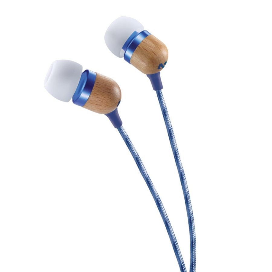 The House Of Marley Smile Jamaica Headset Ledningsfrt I rerne Opkald/musik Bl, Hvid #3
