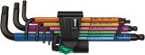 Wera 950/9 L-formet unbrakongle Metric 9 stk #1