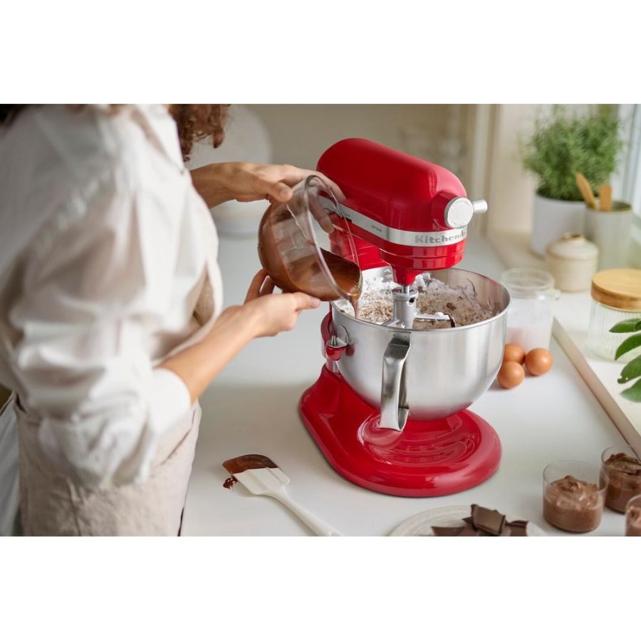 KitchenAid 5KSM60SPXEER Bordmixer 375 W Gr�, R�d, Rustfrit st�l #7