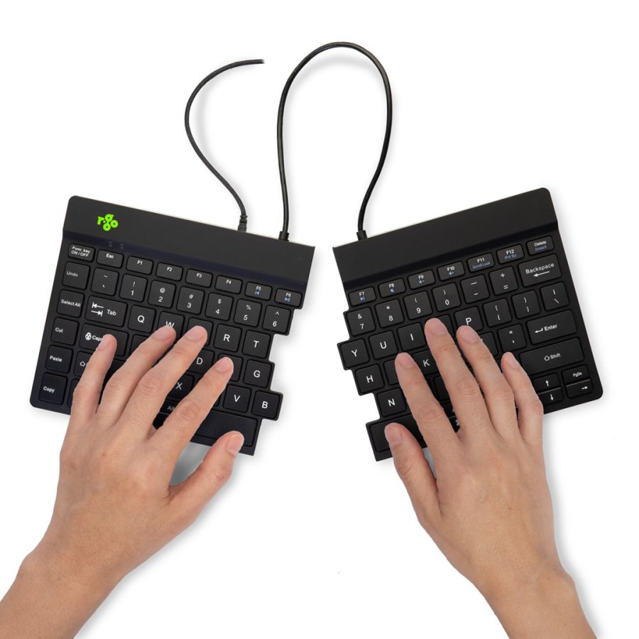R-Go Tools Ergonomisch toetsenbord R-Go Split Break v2 met pauzesoftware, gesplitst toetsenbord, QWERTY (US), bedraad, zwart #5