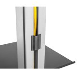 Teleskopisk tv-holder, lofts-/gulvstativ med hylde Maclean MC-791N 37