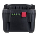 Vinkelsliber METABO W 18 LTX 150 QUICK (600404650) + metaBOX 165 L-kuffert Grn, Sort #20