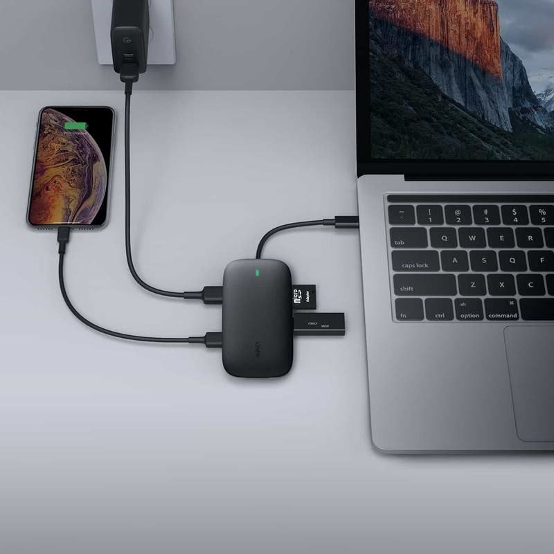AUKEY CB-C71 dockingstation Sort #7