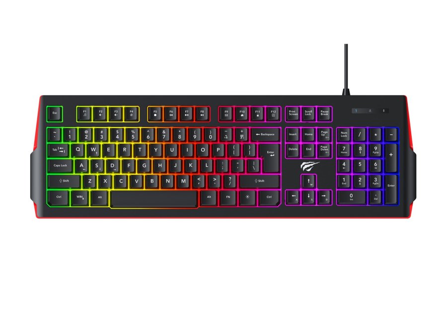 Havit KB866L - gaming-tastatur (sort/rd) #4