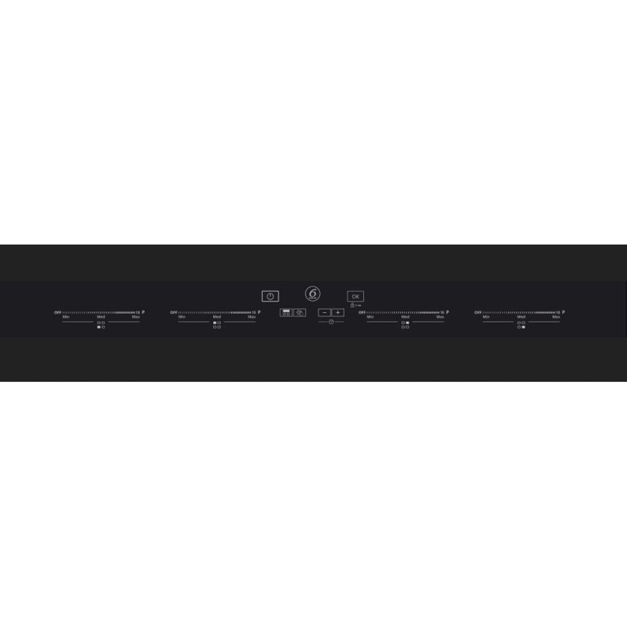 Whirlpool SMO 654 OF/BT/IXL Sort Indbygget 65 cm Zone induktionskogeplade 4 zone(s) #7