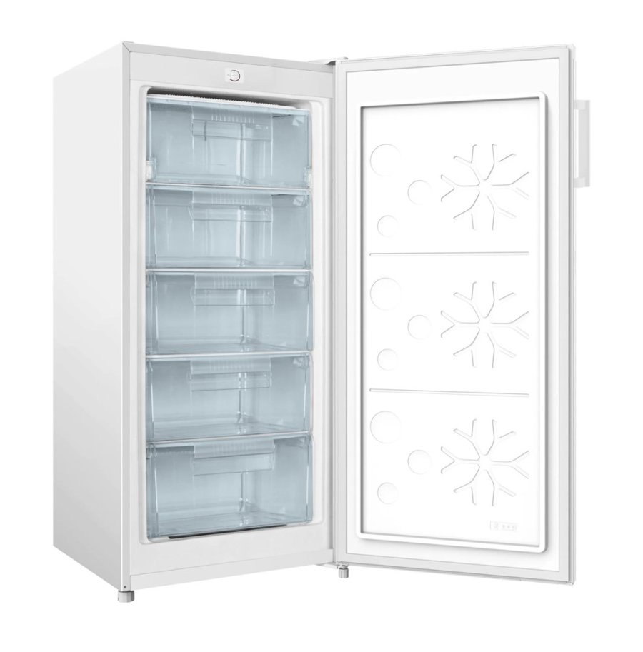 Fritstende fryser FZ206.5(E) E Hvid #6