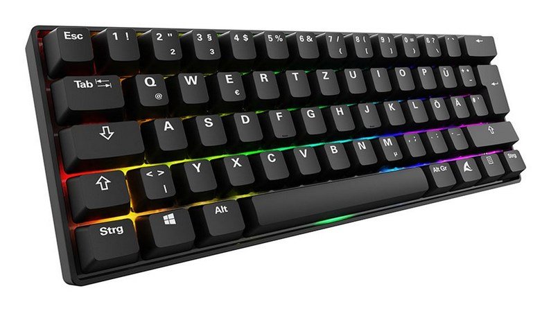 Sharkoon 100065630 tastatur Hjem USB QWERTZ Tysk Sort #1