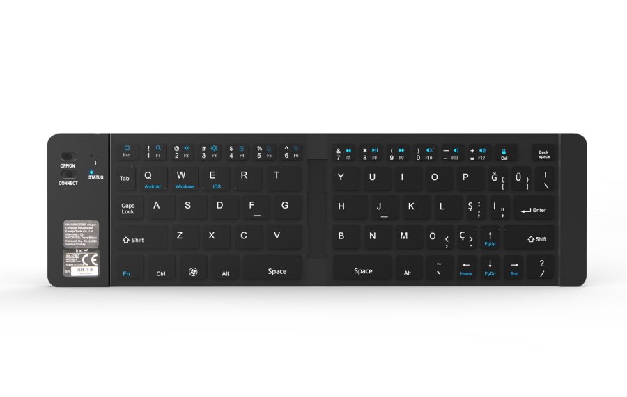 Inca IBK-579BT tastatur Hjem Bluetooth Metallic, S�lv #2