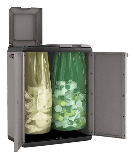 Keter Split Basic 220 L Rektangul�r Plast Gr� #3