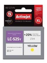 Activejet AB-525YN blk (Brother LC525Y udskiftning; Supreme; 15 ml; gul) #1