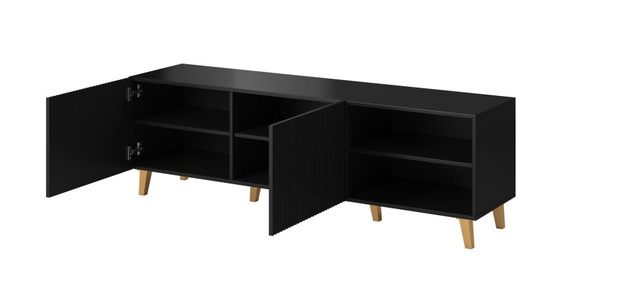 Cama RTV-skab PAFOS 150x42x52 Sort mat #8