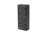 NATEC HUB USB 3.0 MANTIS 2 4-PORT MED SWITCH+STRMFORSYNING #3