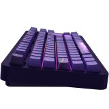 Dark Project ALU87B Celestial, G3MS Voidstone Switch, UK/DE/AT/ES/IT/FI/NO/SE/DK tastatur Spil USB QWERTZ Dansk, Engelsk, Tysk, Italiensk, Nordisk, Norsk, Spansk, Svensk, UK engelsk Lilla #7
