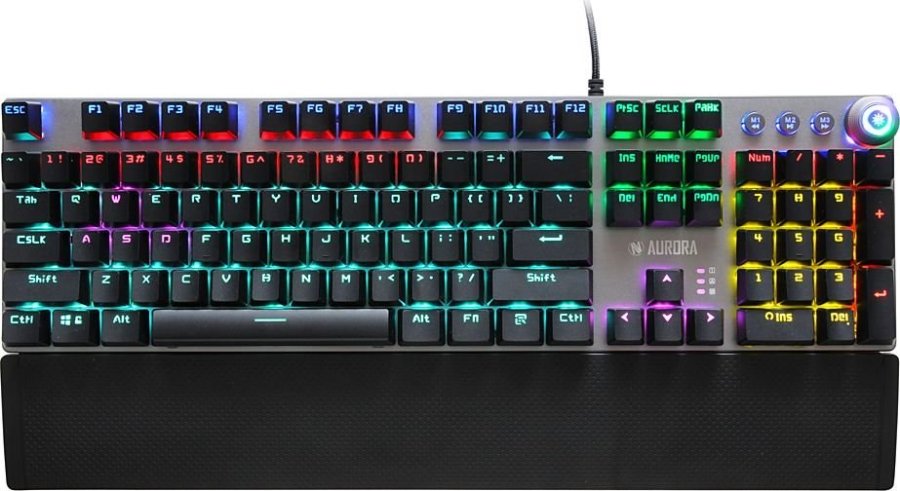 iBox Aurora K-3 USB QWERTY-tastatur Slv #1