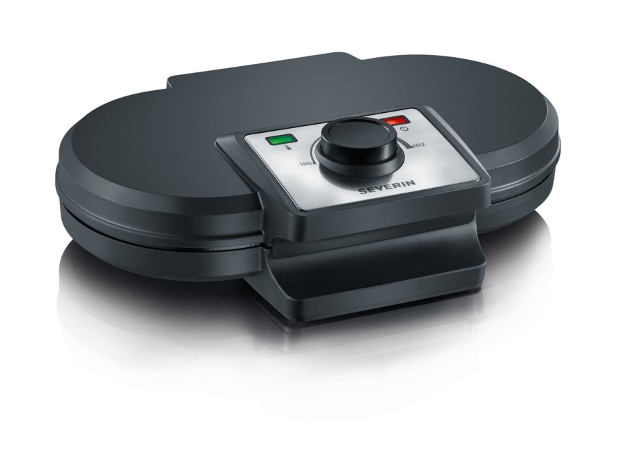 Severin WA 2106 vaffeljern 2 vaffel/vafler 1200 W Sort #8