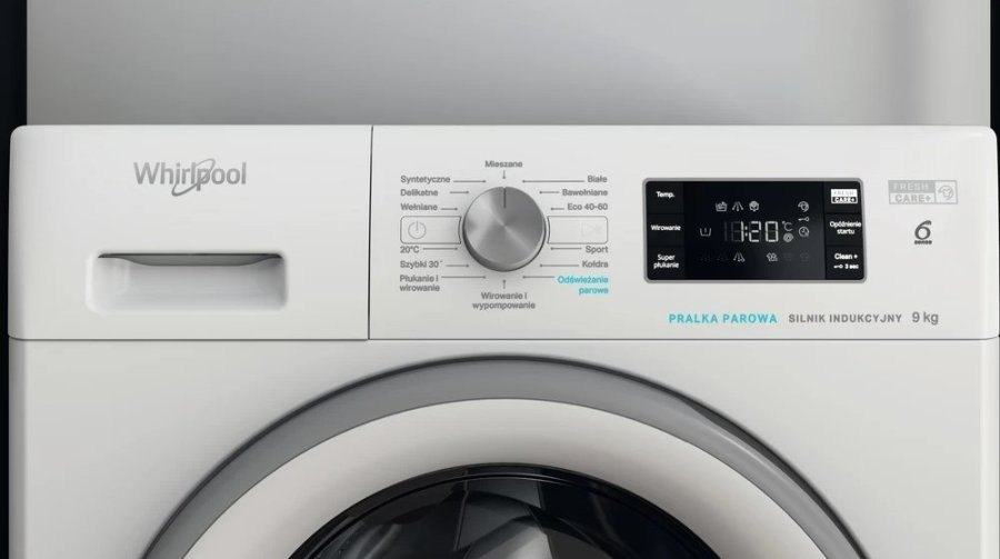 Fritst�ende vaskemaskine Whirlpool FFB 9258 SV DA 9 kg, 1200 omdrejninger pr. minut, hvid #12