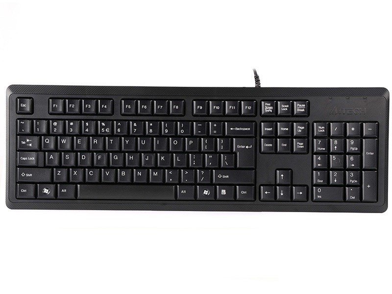 A4Tech KR-92 tastatur Universel USB QWERTY Engelsk Sort #5